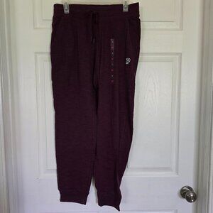 NWT VS PINK M Burgundy Skinny Jogger